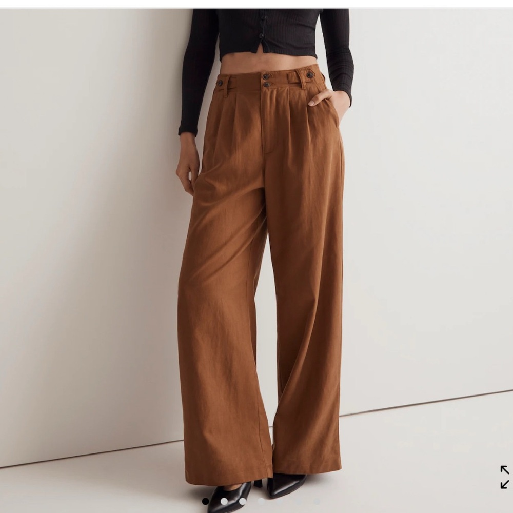 Madewell Petite Harlow Wide-Leg Pant